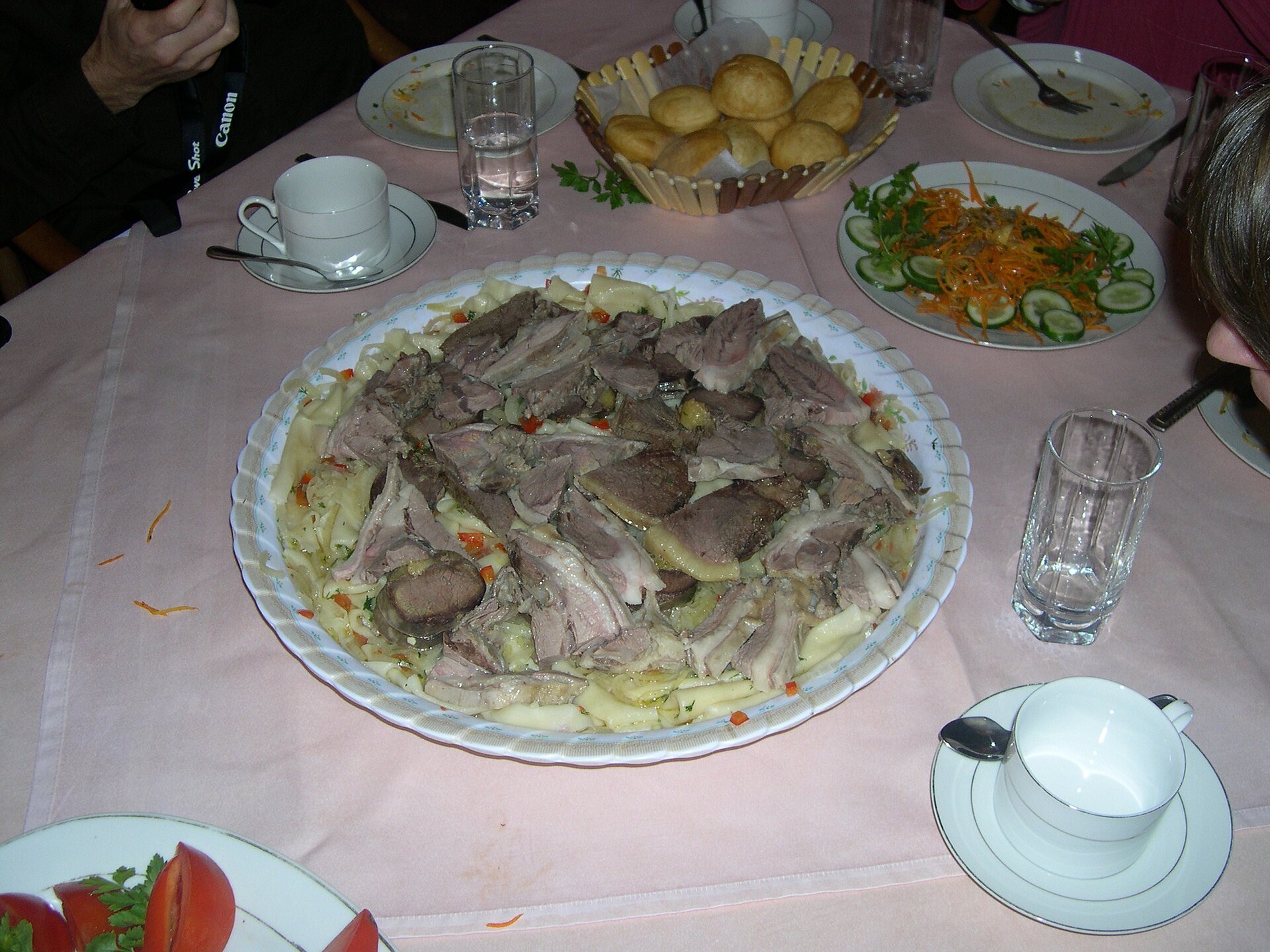 Beshbarmak — Kazakh Beef & Pasta Platter (serves 4–6)